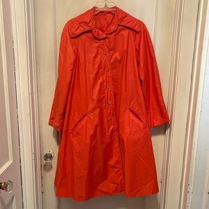 Vintage Sears Roebuck and Co Sharp Collar Dress Trench Coat